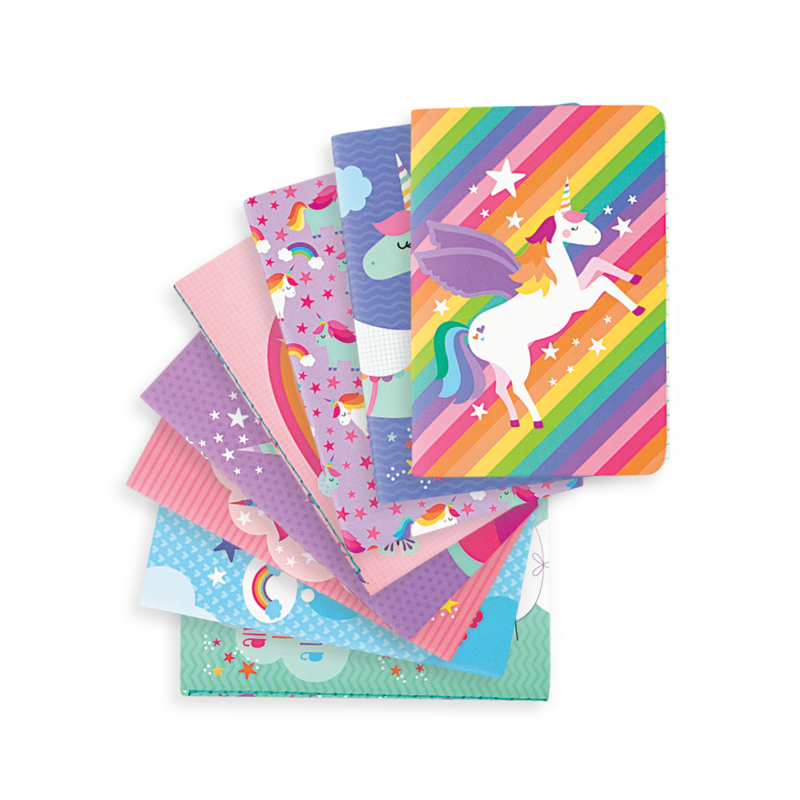 Mini Pocket Pal Journals - Set of 8 - Unique Unicorns
