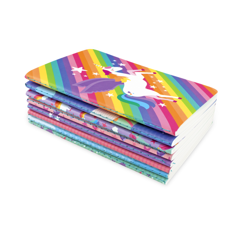 Mini Pocket Pal Journals - Set of 8 - Unique Unicorns