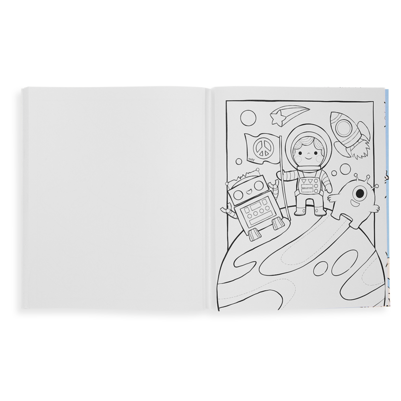 Coloring Book - Outer Space Explorers