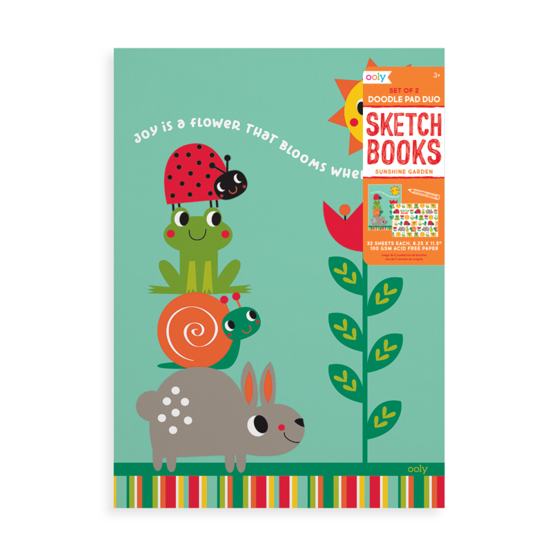 Doodle Pad Duo Sketchbooks - Sunshine Garden