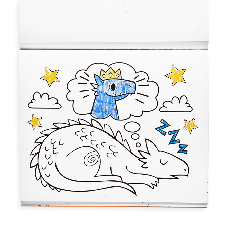 Coloring Book - Knights & Dragons