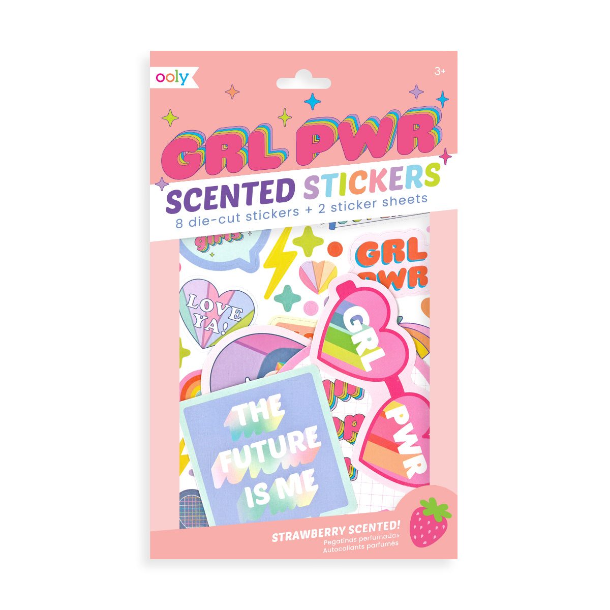 Scented Scratch Stickers - GRL PWR