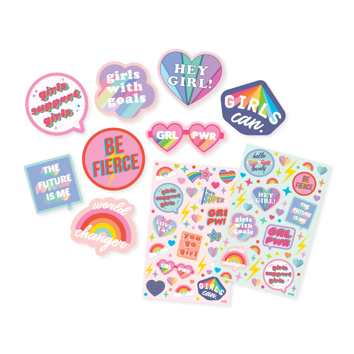 Scented Scratch Stickers - GRL PWR