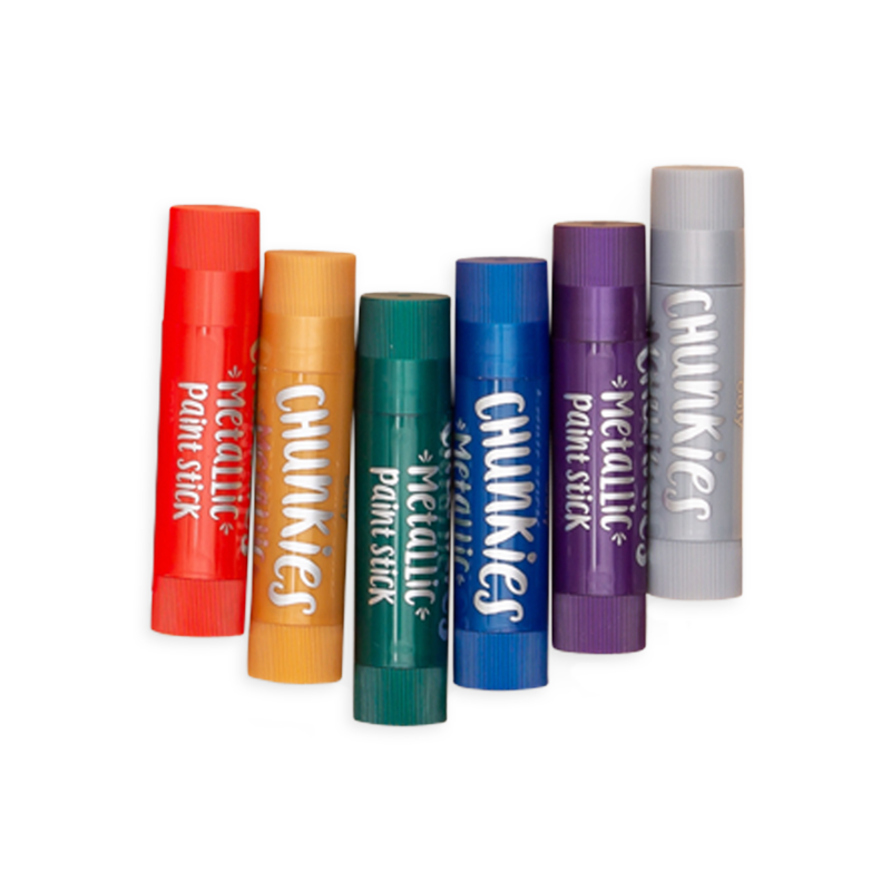 Chunkies Paint Sticks - Set of 6 - Metallic