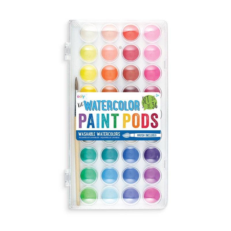 Lil Paint Pods Watercolor - Set of 36
