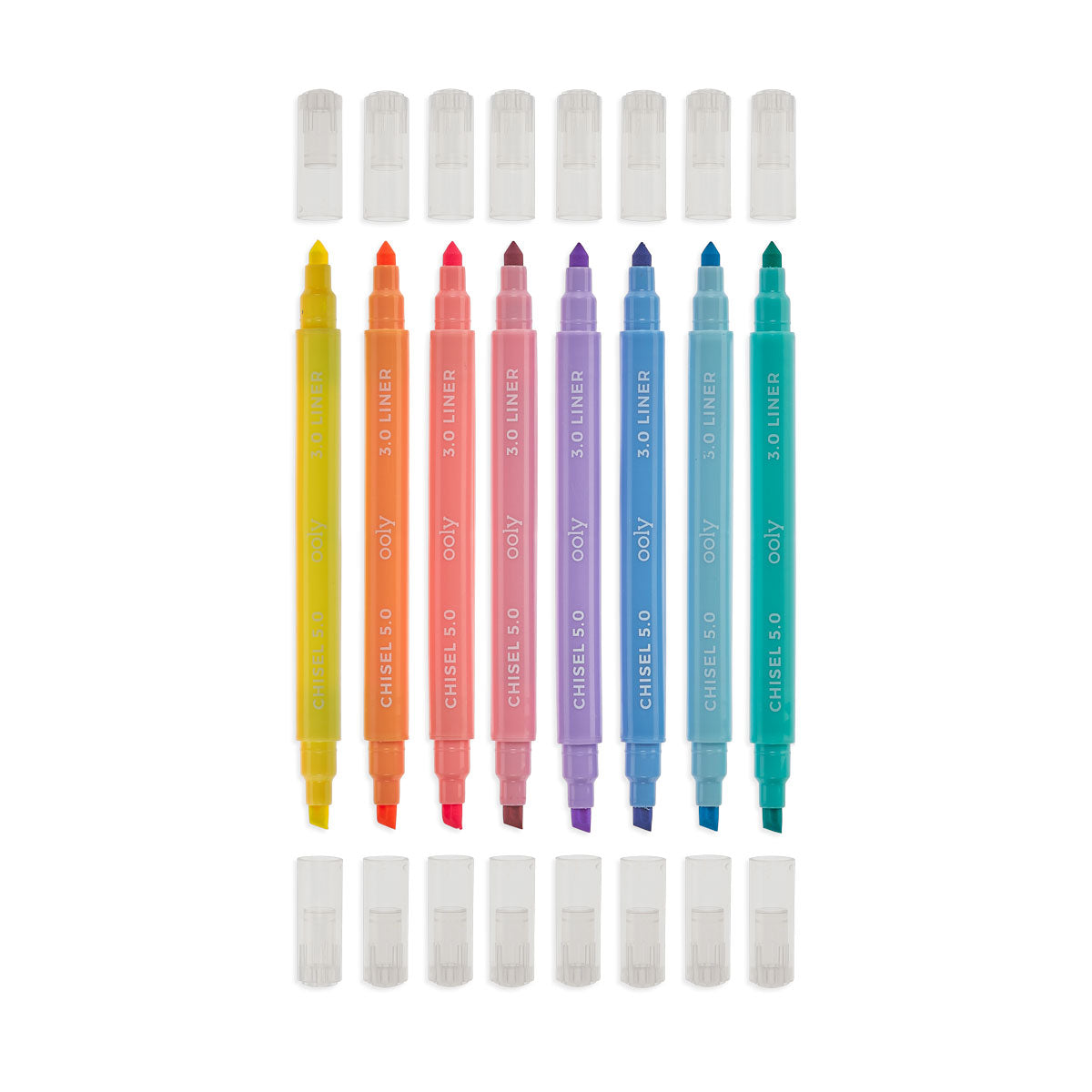 Pastel Liners Double-Ended Markers (Set of 8)