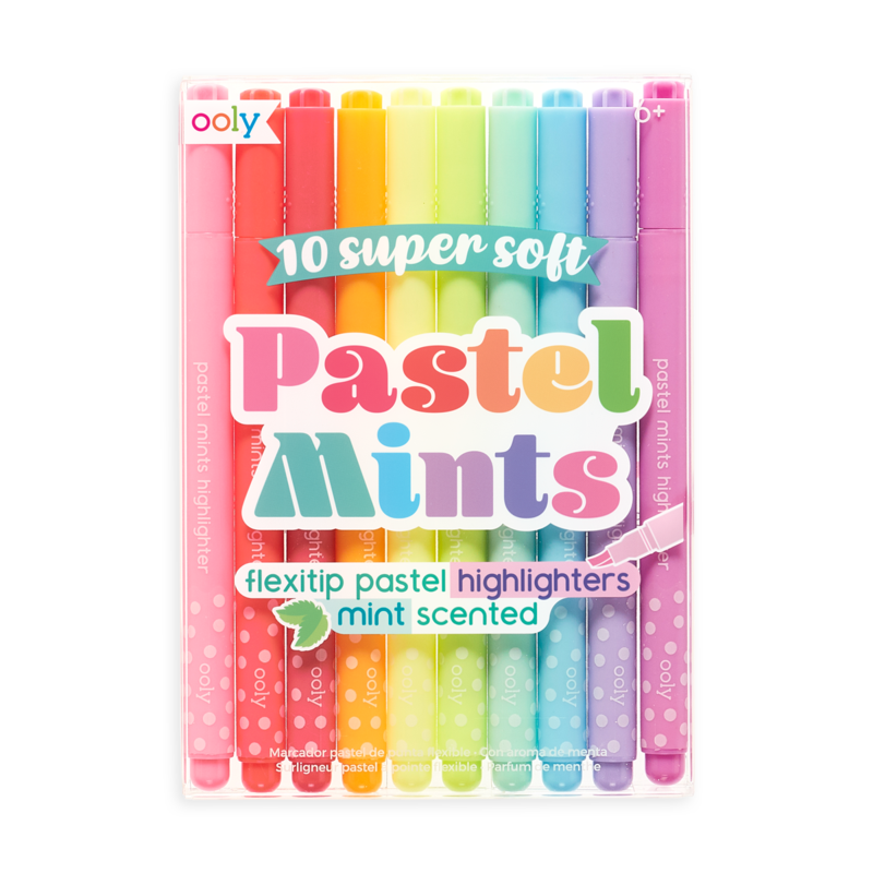 Pastel Mints Scented Highlighters - Set of 10