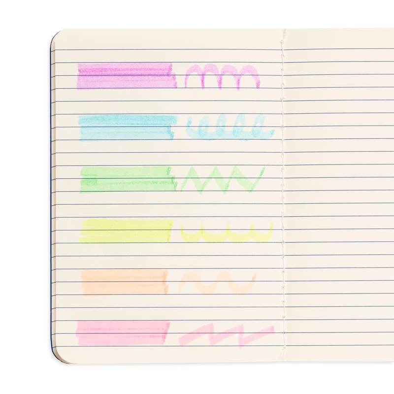 Oh My Glitter! Liquid Neon Highlighters - Set of 6