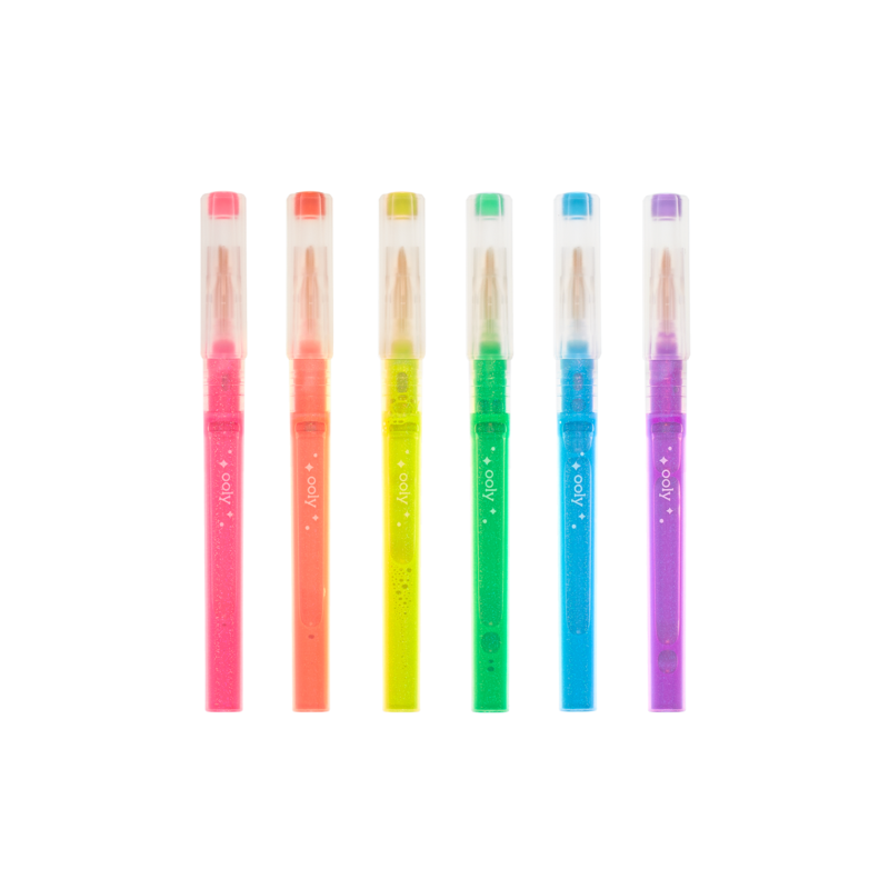 Oh My Glitter! Liquid Neon Highlighters - Set of 6