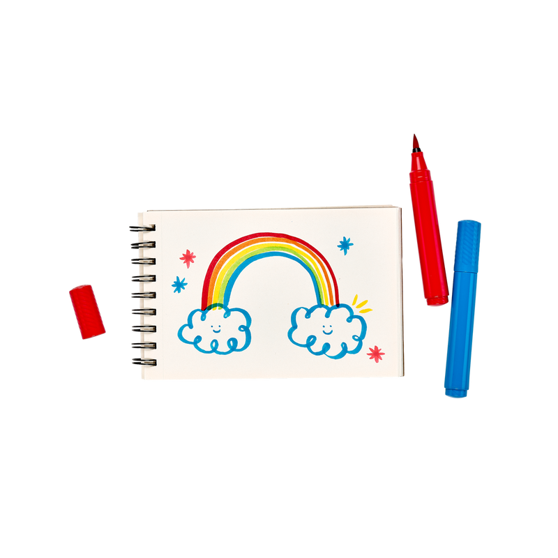Big Bright Brush Markers - Set of 10