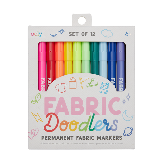 Fabric Doodle Markers - Set of 12