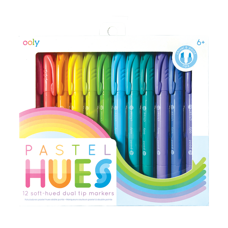 Pastel Hues Markers- Set of 12