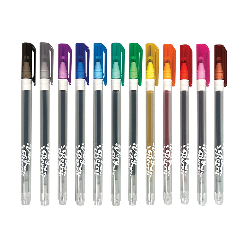 Very Berry Scented Gel Pens - Set of 12