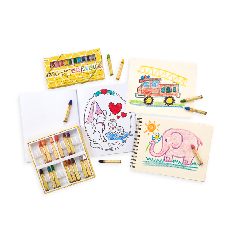 Brilliant Bee Crayons - Set of 24