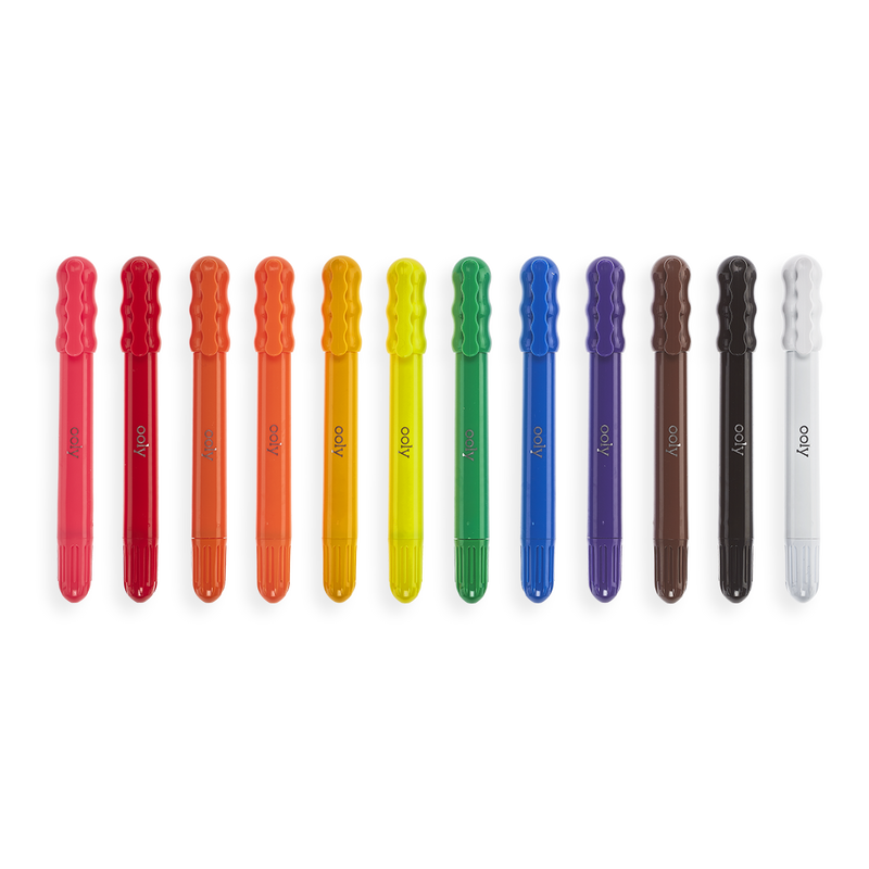 Rainy Dayz Window Gel Crayons- Set of 12