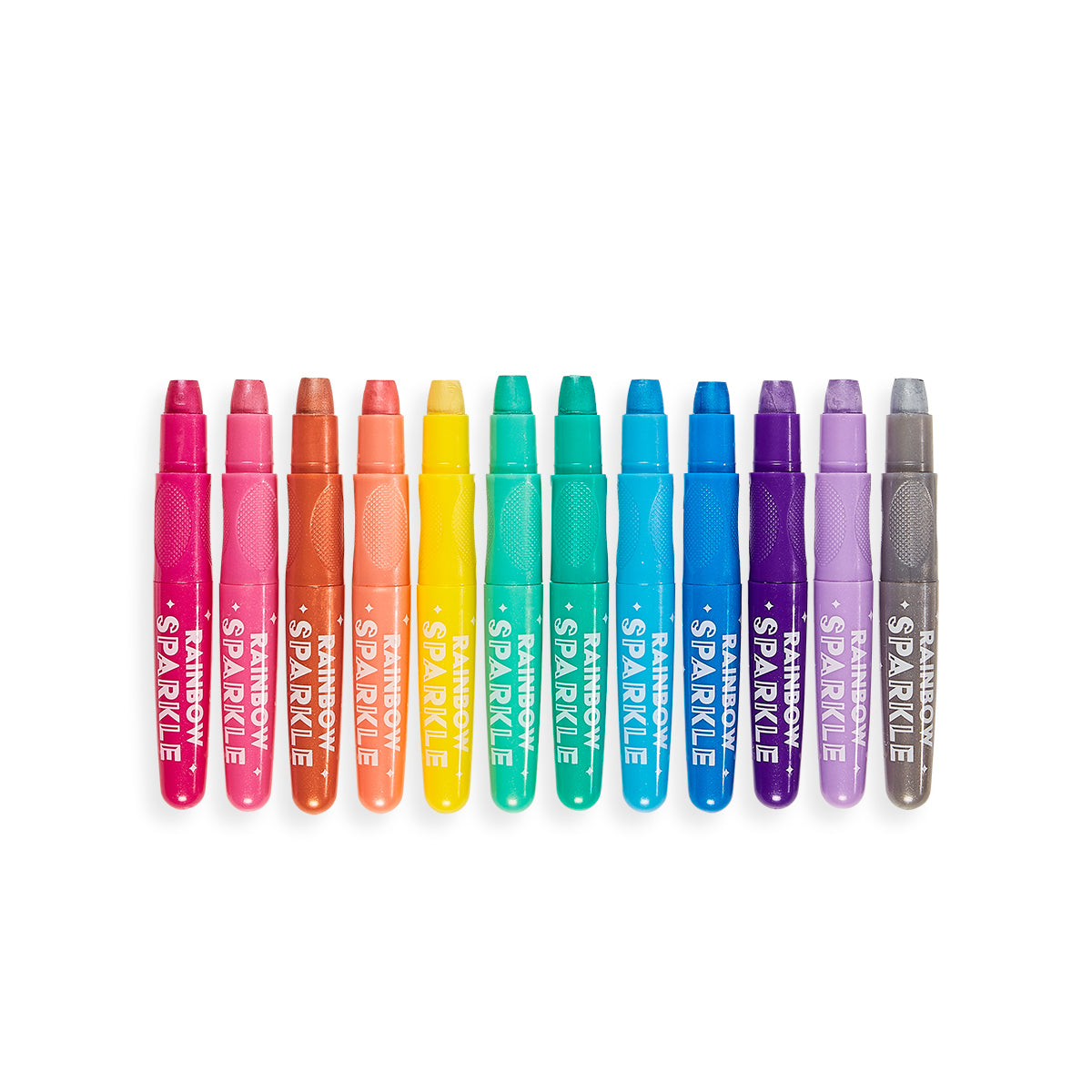 Rainbow Sparkle Metallic Watercolor Gel Crayons - Set of 12