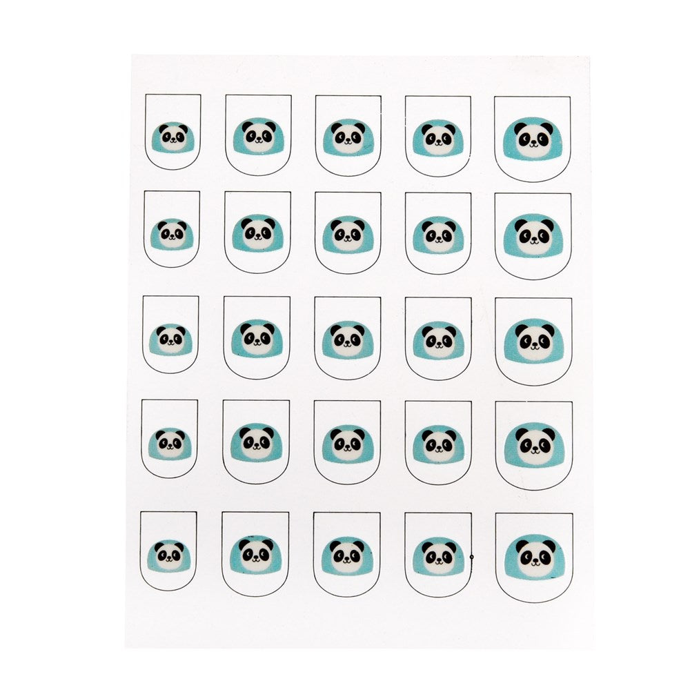 Miko The Panda Nail Sticker (Pack of 25)