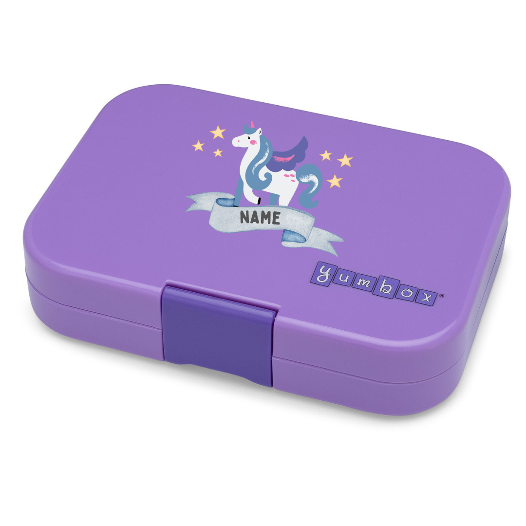 Yumbox 6 Section Original- Dreamy Purple Unicorn