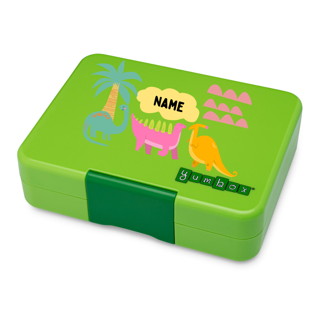 Yumbox Snack 3 Section - Lime Green