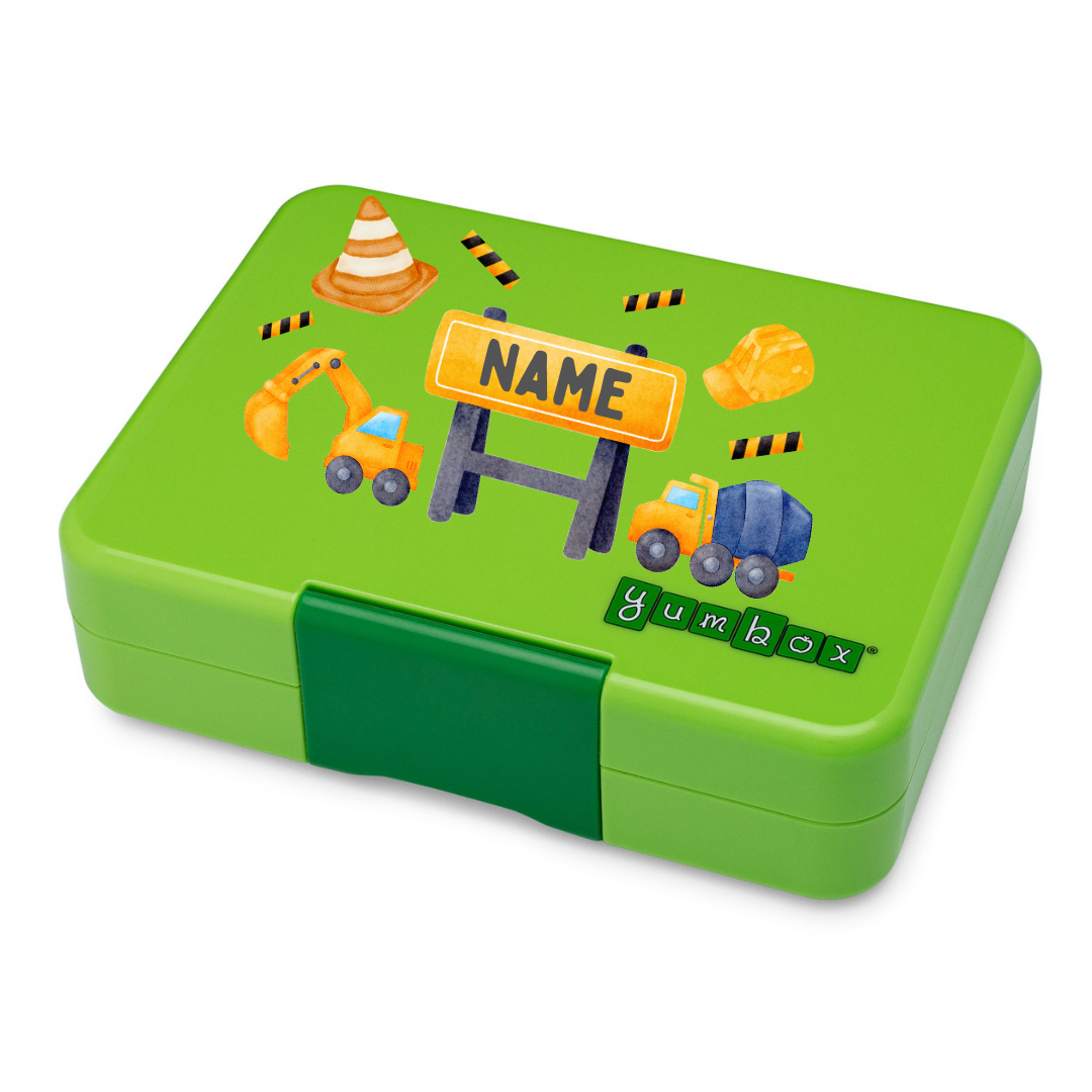 Yumbox Snack 3 Section - Lime Green