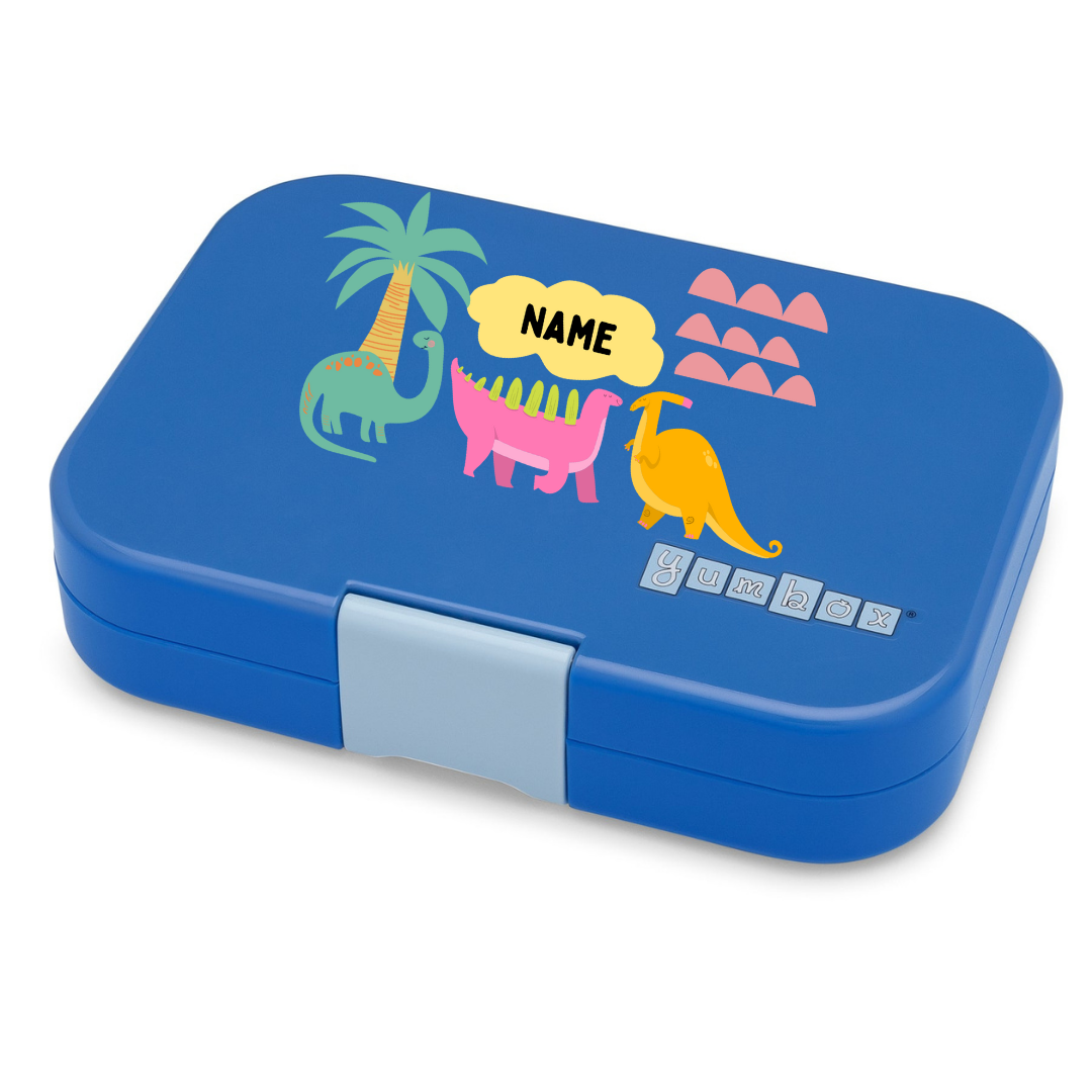 Yumbox 6 Section Original- True Blue Funny Monsters