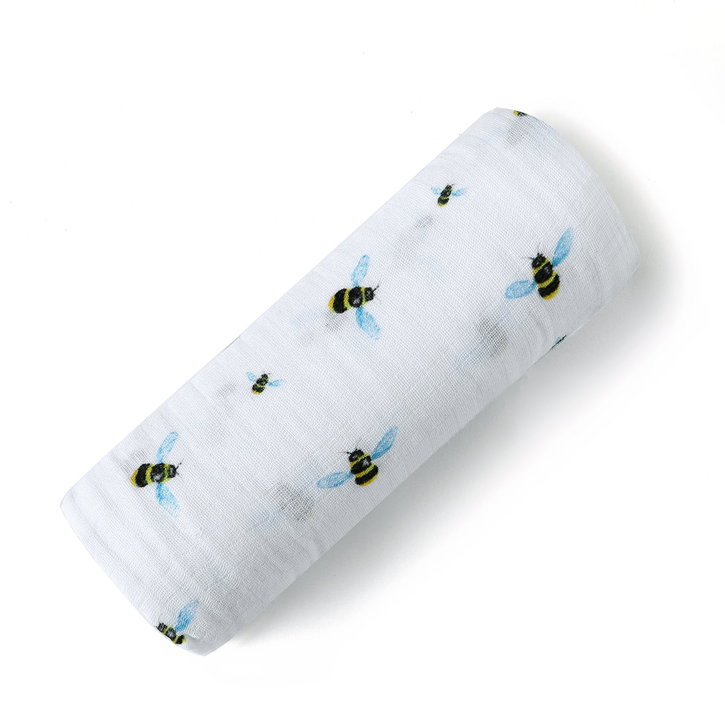 Organic Muslin Swaddle - Bee