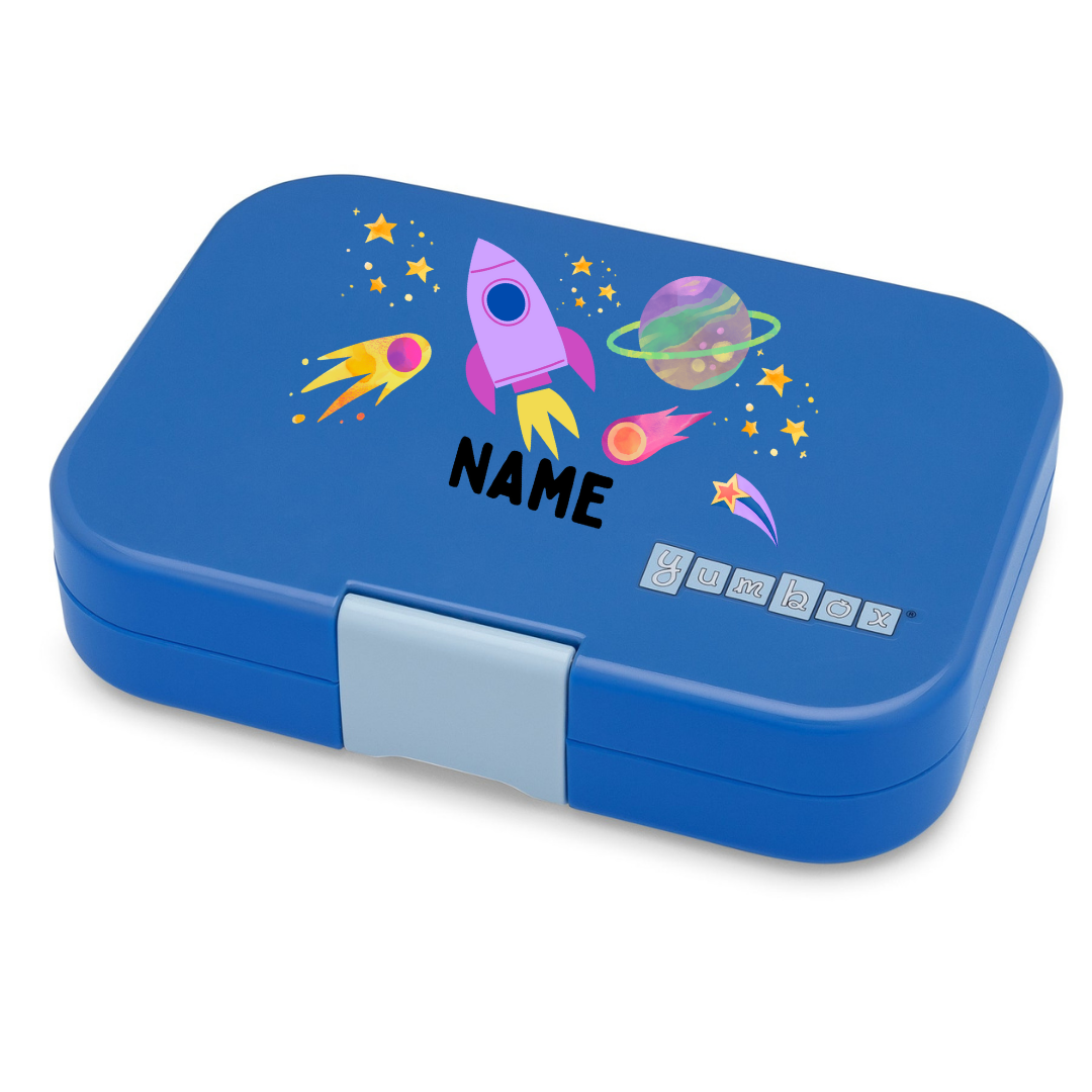 Yumbox 6 Section Original- True Blue Funny Monsters