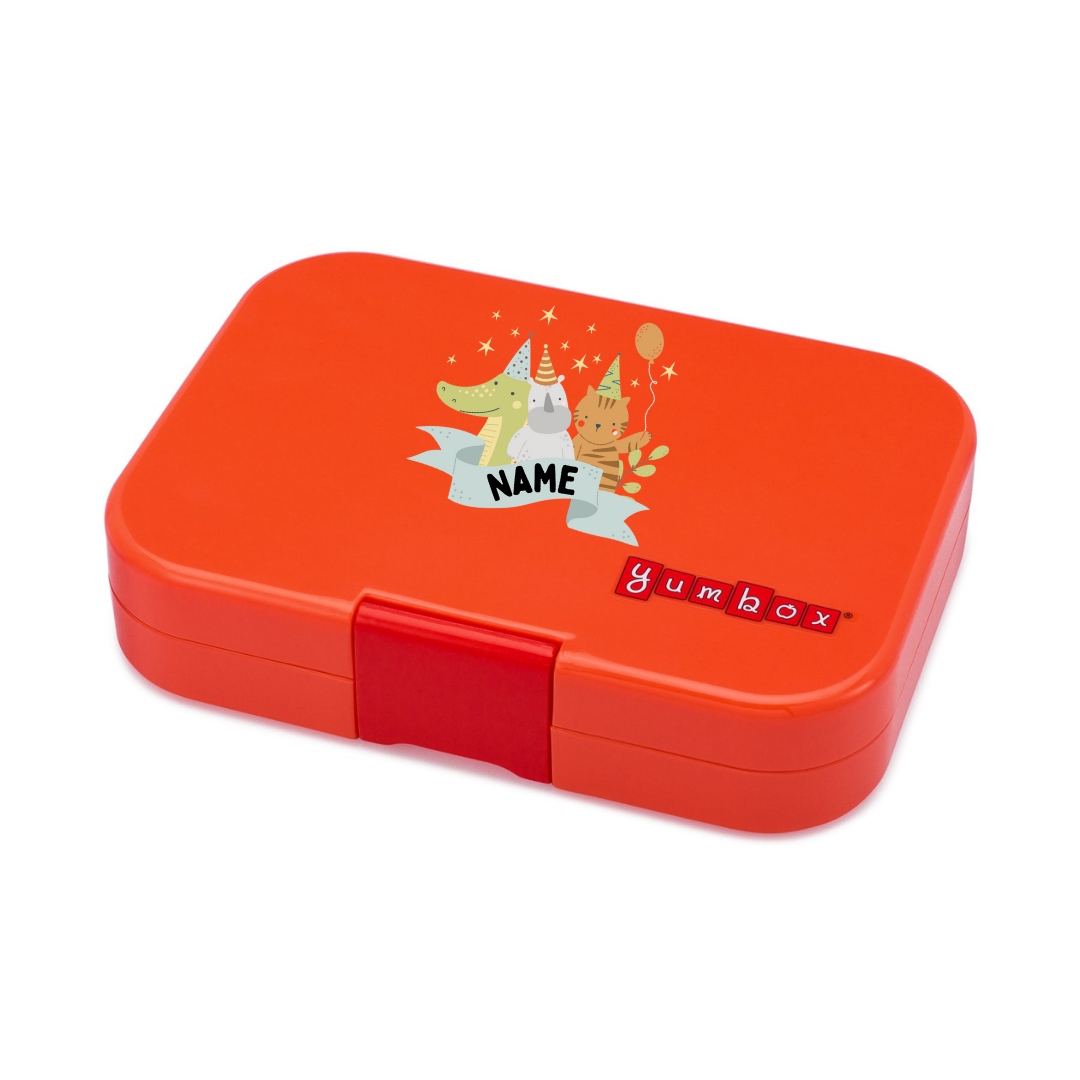 Yumbox 6 Section Original- Safari Orange Jungle