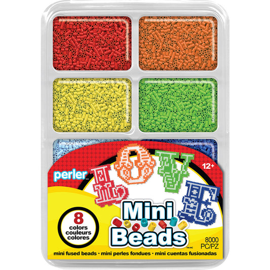  Perler MINI Beads Tray - Rainbow Colours