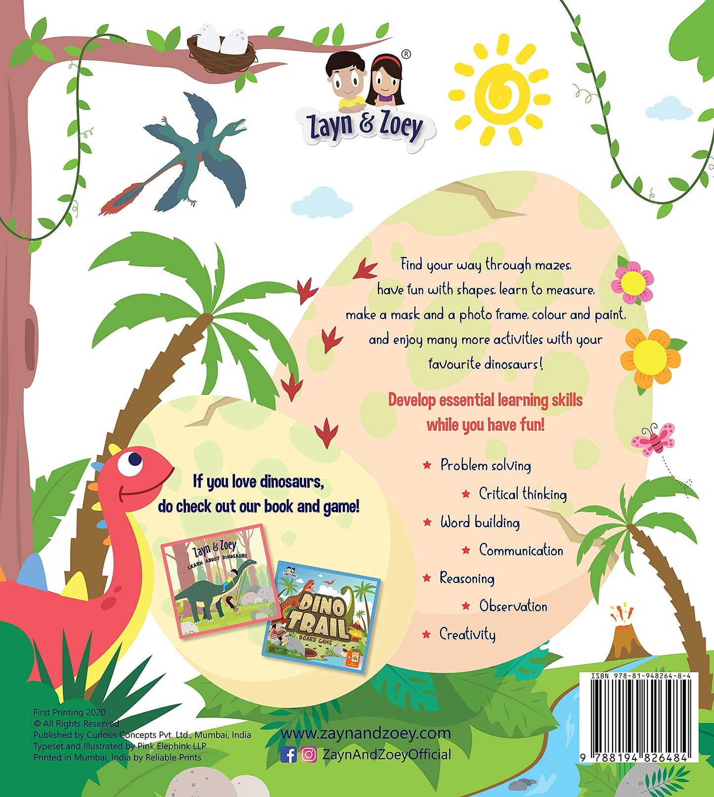 Dinosaurs Activity Book