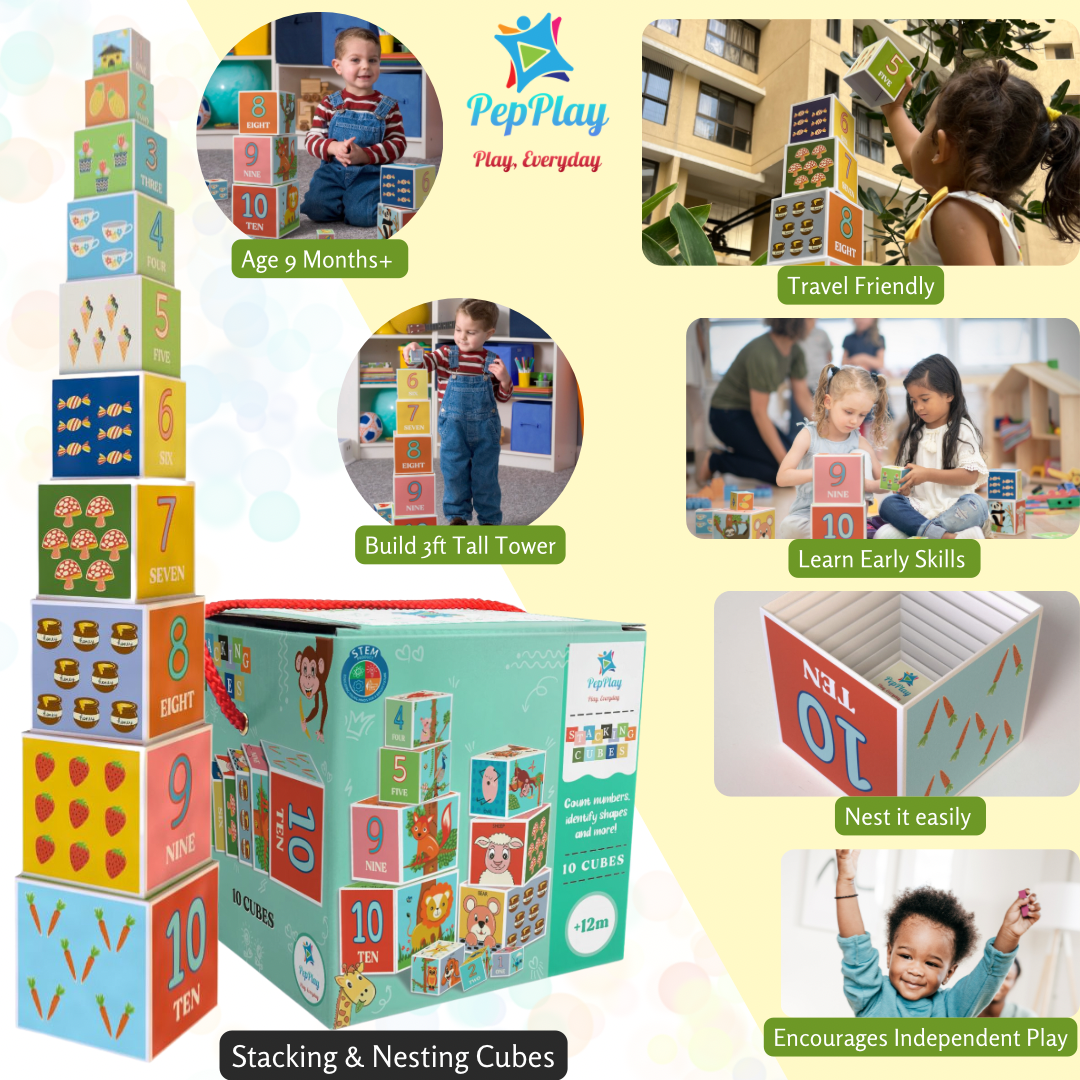 PEPPLAY STACKING & NESTING CUBE