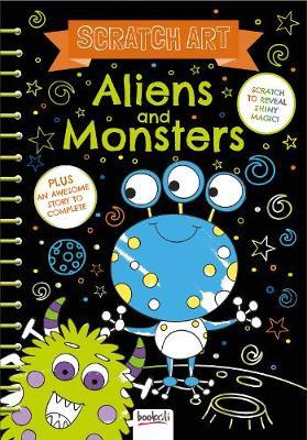 Aliens & Monsters: Scratch Art