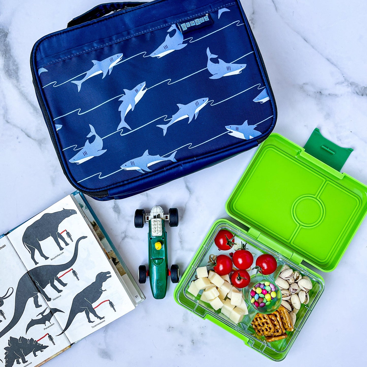 Yumbox Snack 3 Section - True Blue