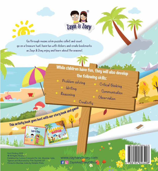 Seasons Activity Book