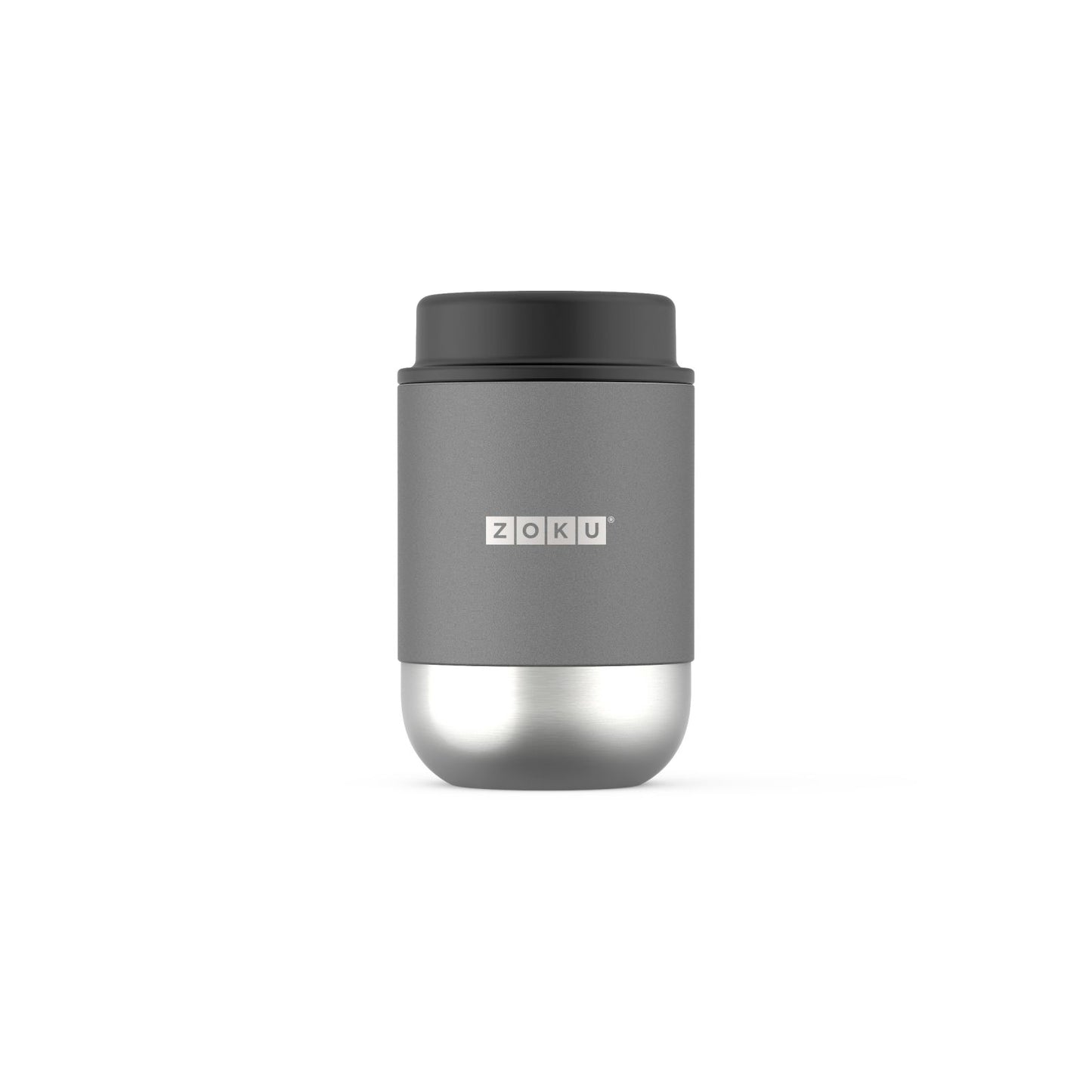 thinKitchen™ Zoku Stainless Steel Food Jar, Grey, 475ml