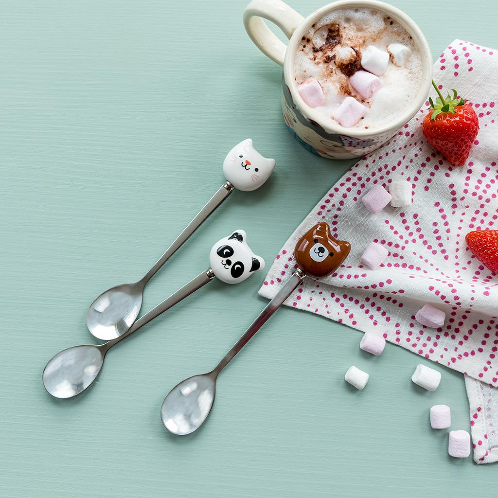 Bruno the Bear Hot Chocolate Spoon