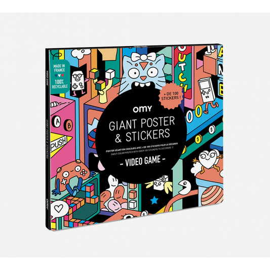 Giant Poster + Stickers - Video Games