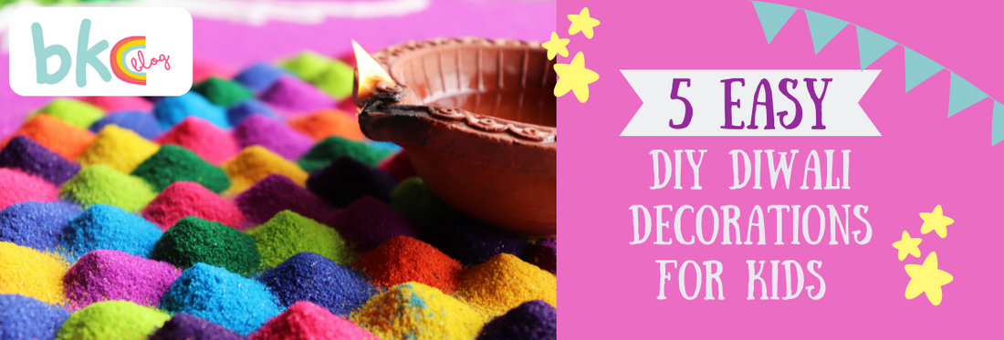 5 EASY DIY DIWALI DECORATIONS FOR KIDS