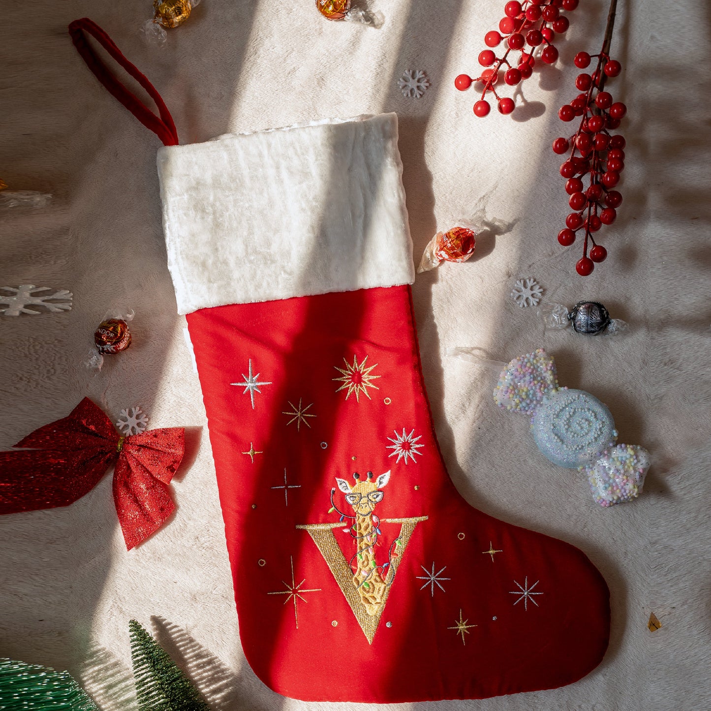 Once Upon A Winter Alphabet Stockings
