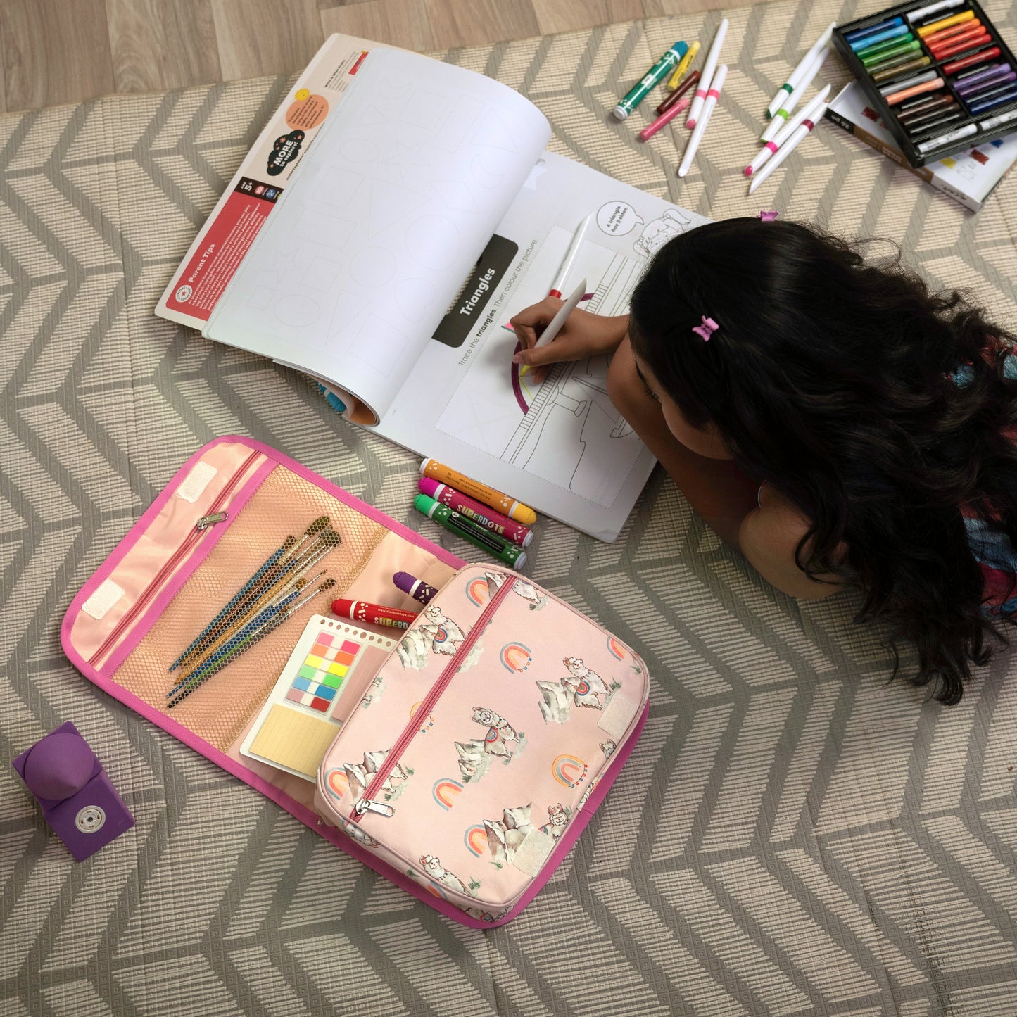 Ooh La Llama Little Artist Art Bag