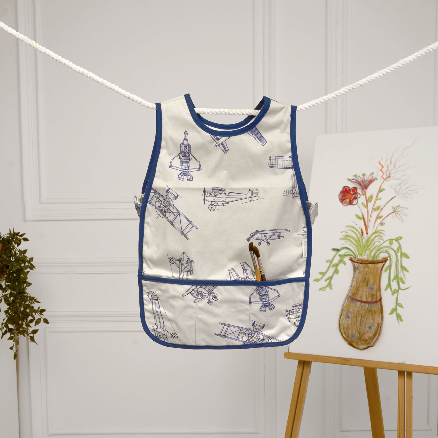 Fly Away With Me Little Artist Apron (Sleeveless)