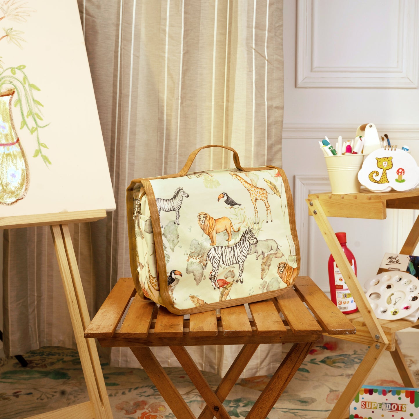 Baby It's A Wild World Little Artist Art Bag