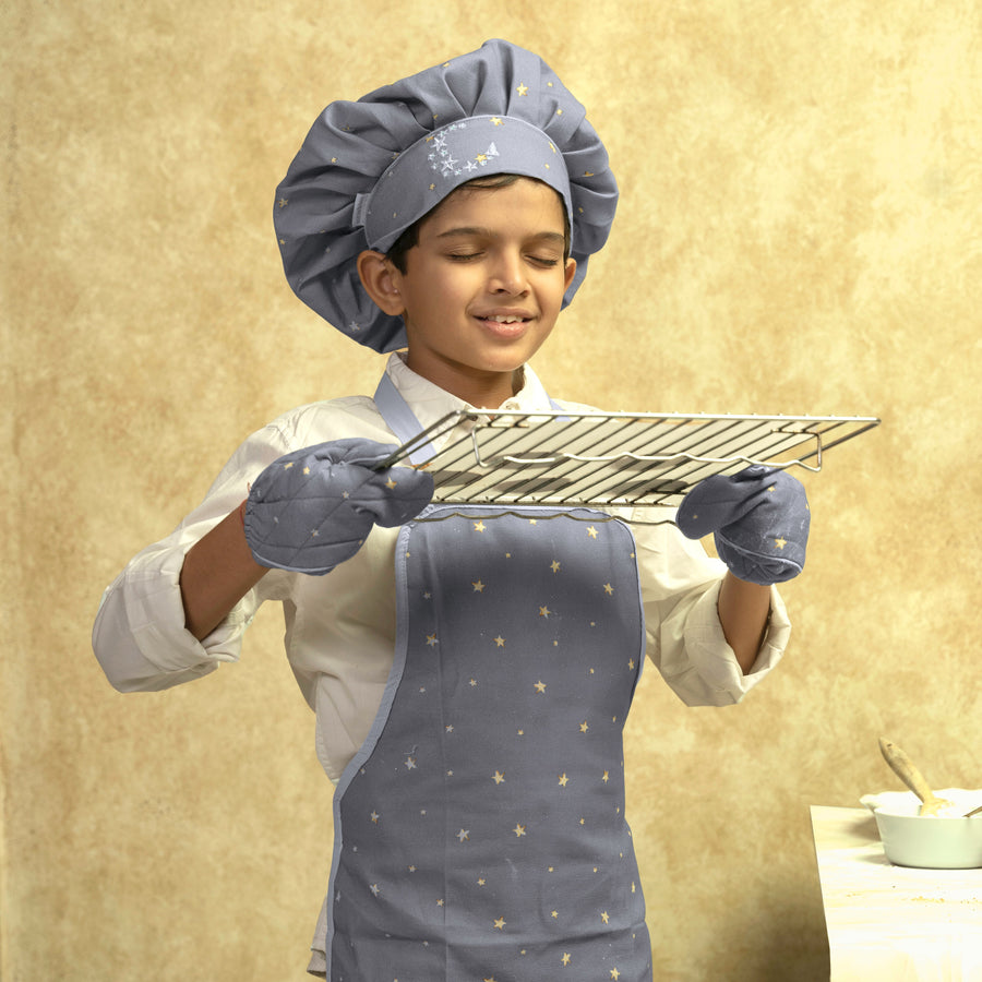 To The Moon And Back Apron - Little Chef Trio Set
