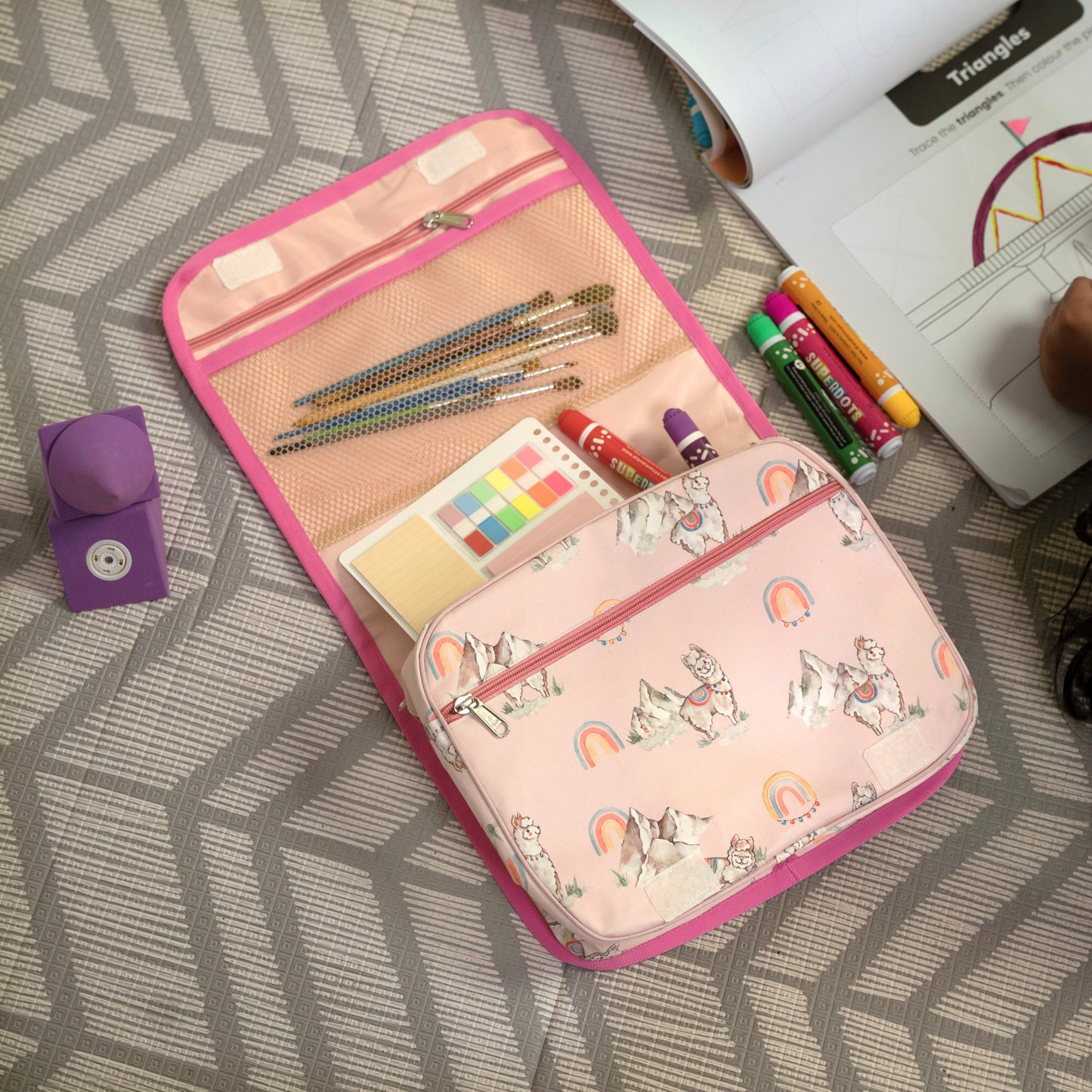 Ooh La Llama Little Artist Art Bag