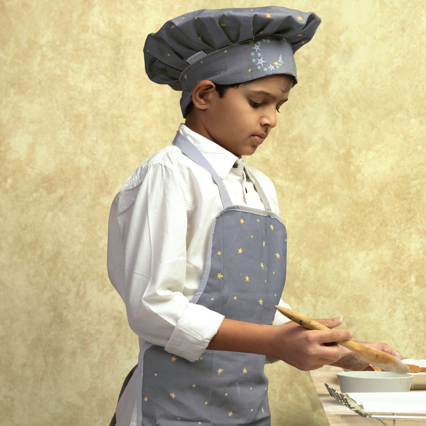 To The Moon And Back Apron Set - Little Chef Duo Set