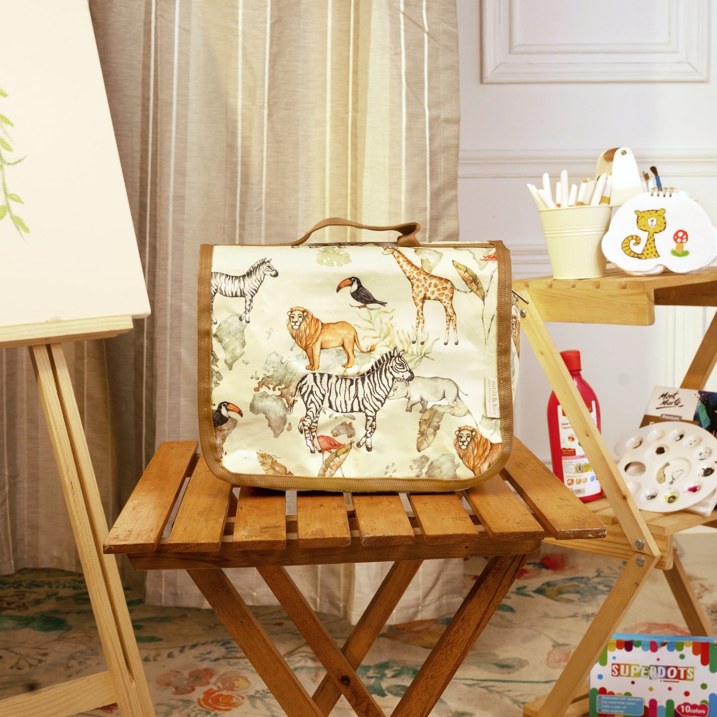 Baby It's A Wild World Little Artist Art Bag