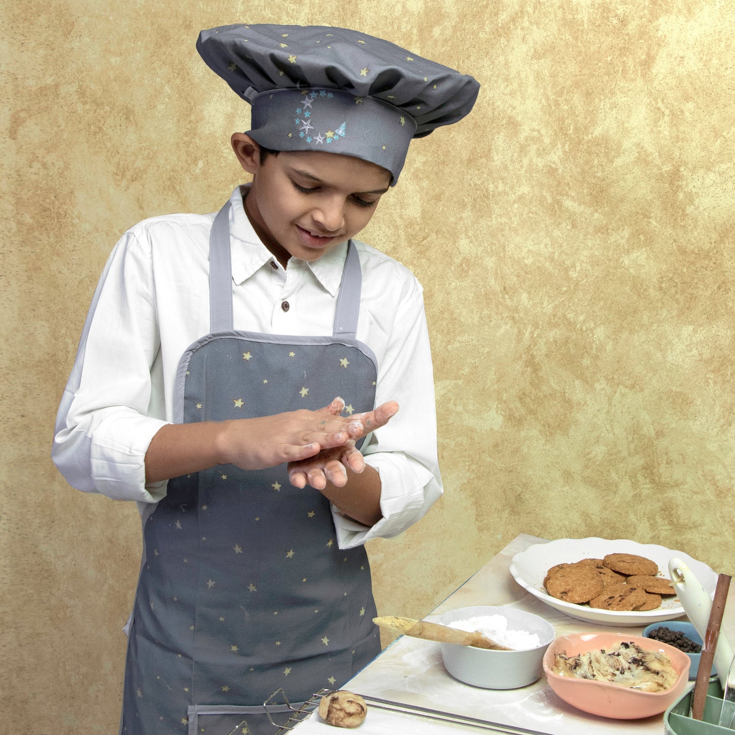 To The Moon And Back Apron Set - Little Chef Duo Set