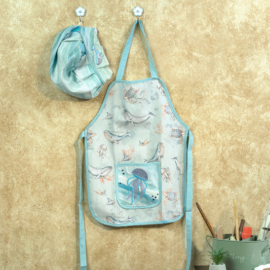 Maritime Magic Apron Set - Little Chef Duo Set