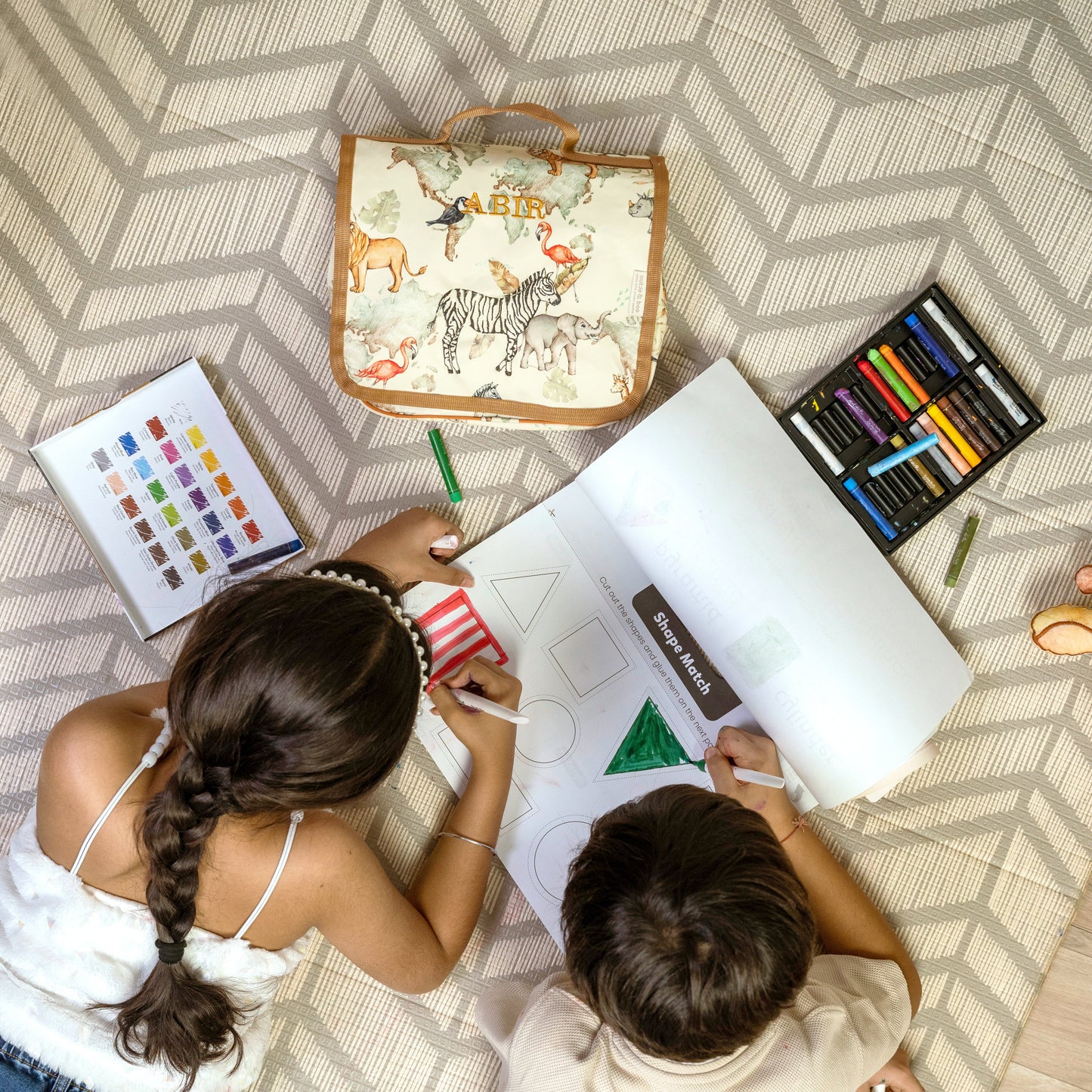 Baby It's A Wild World Little Artist Art Bag