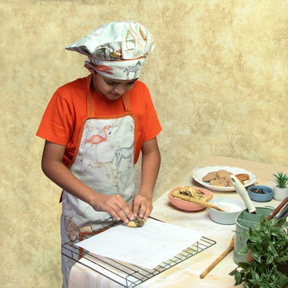 Baby It’S A Wild World Apron - Little Chef Duo Set